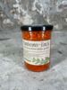 Mannheimer Kimchi im Glas mit Schraubverschluss und schwarzem Deckel, Produktfoto.